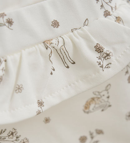 Fixoni Leggings - Silber Peony m. Print