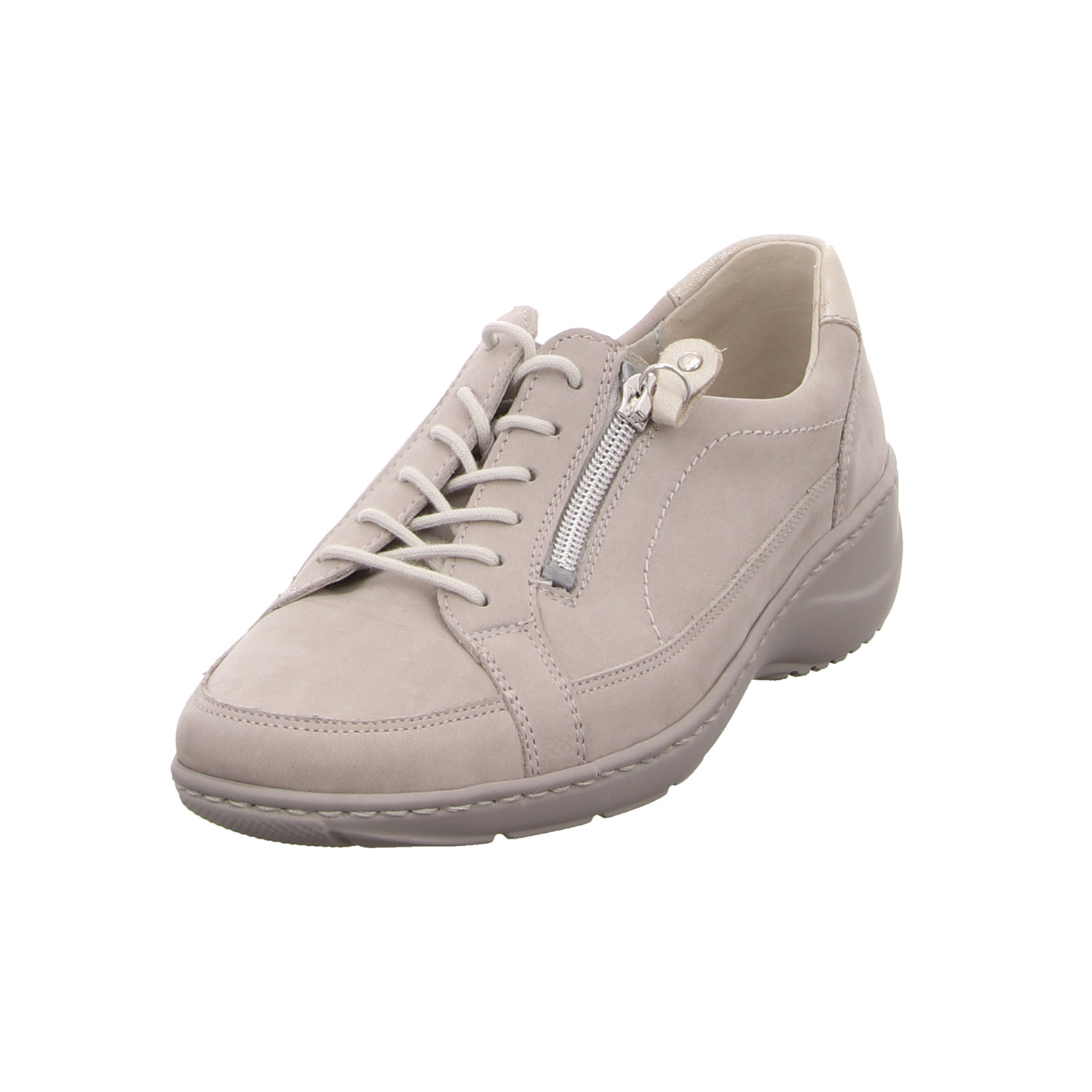 Waldläufer Schnürhalbschuh grau