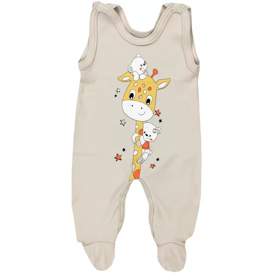 TupTam Baby Strampler mit Aufdruck Spruch 5er Pack weißbeige