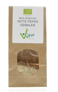 Vitiv Gemalen Witte Peper Bio 1KG