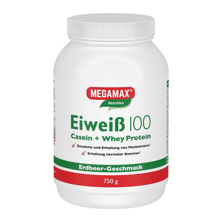 Eiweiss 100 Erdbeer Megamax, 750 g