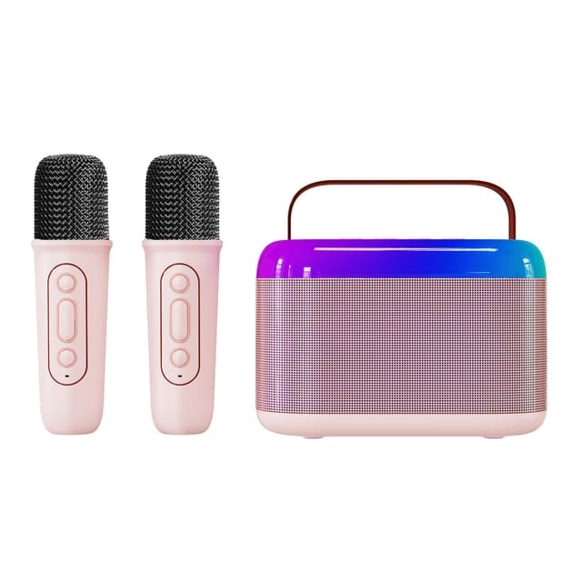 Karaoke Bluetooth-højttaler med Y3-dobbelt mikrofon
