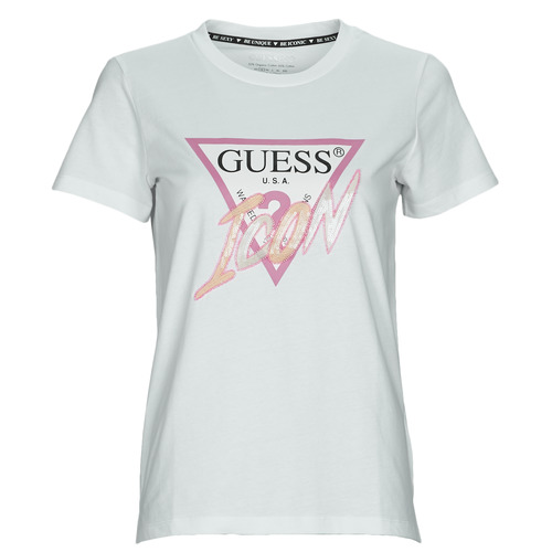 Guess - SS CN ICON TEE - Blanc