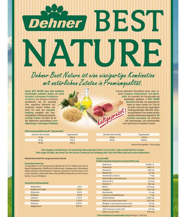 Dehner Best Nature Trockenfutter für Hunde