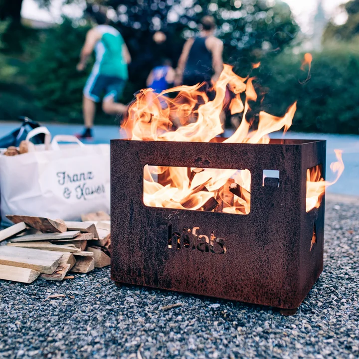 höfats - Beer Box Feuerkorb, schwarz