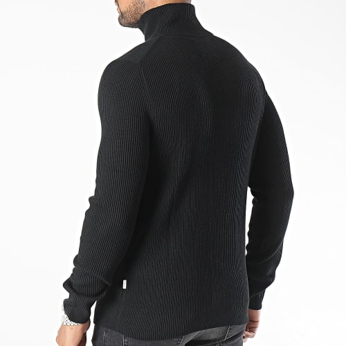 Sweat Col Zippé Perfect Noir