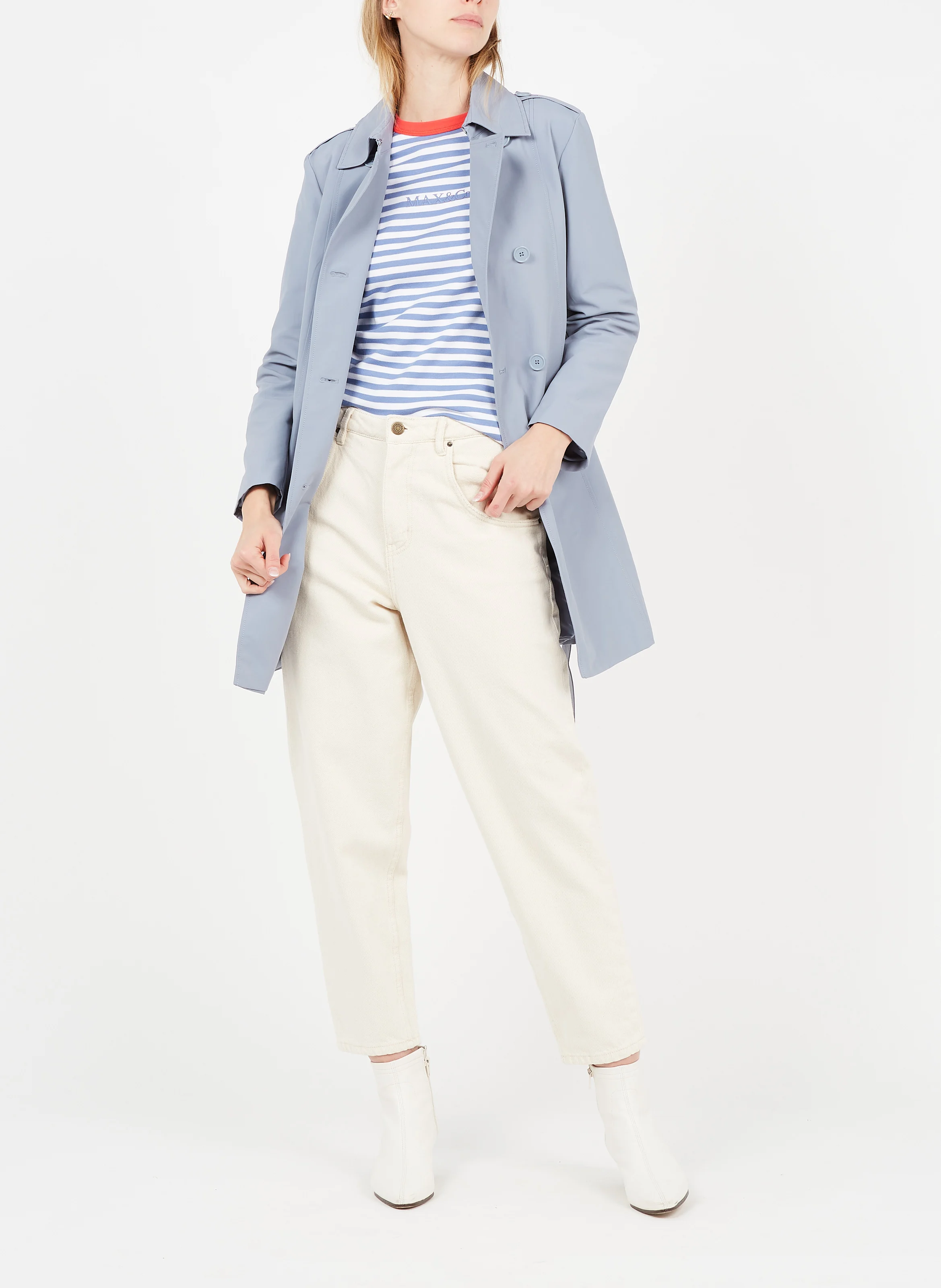 TINEBOROW - Jean droit en coton | Beige