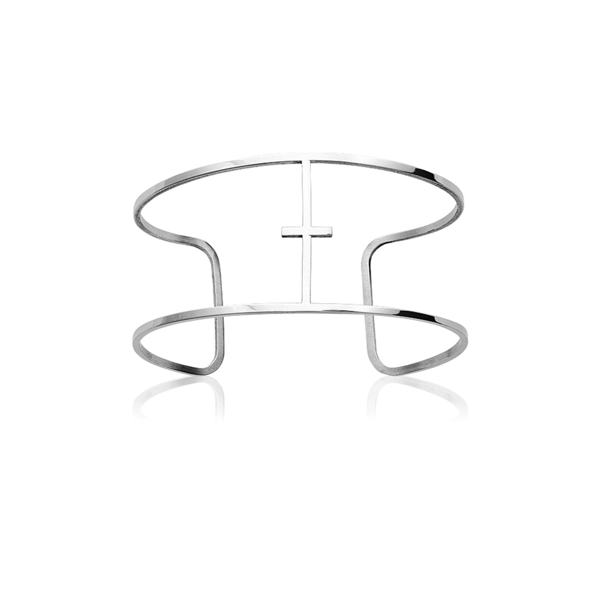 Bracelet femme manchette acier ou acier rose - Lorenzo R