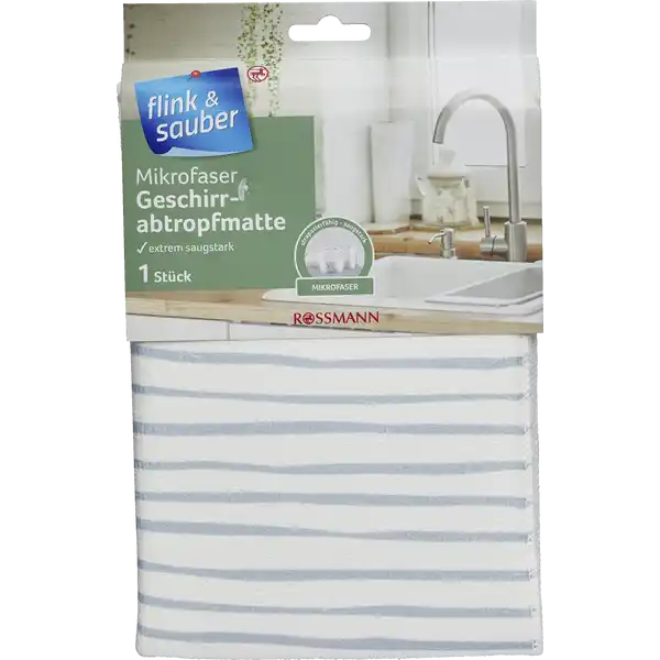 Mikrofaser Geschirrabtropfmatte