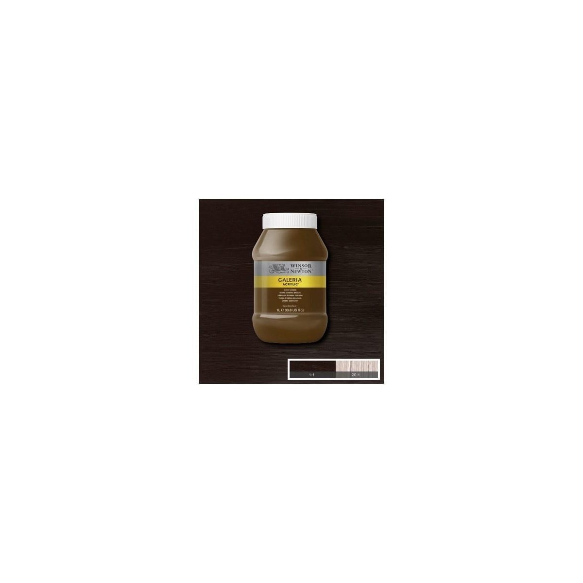 Galeria Acrylic 1L Burnt Umber 076