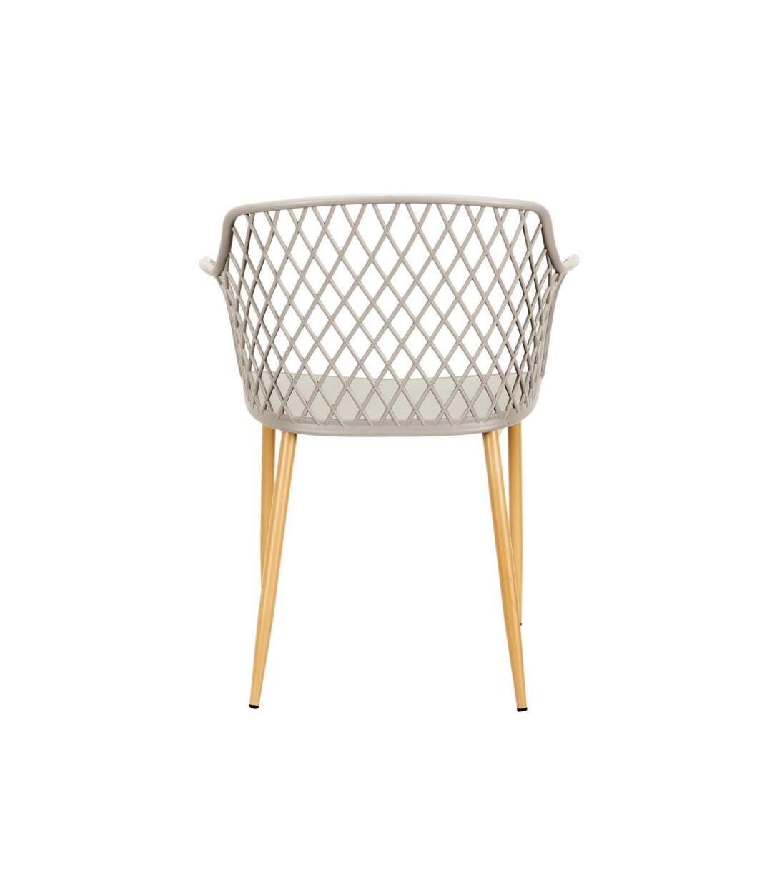 Paris Prix - Lot De 4 Fauteuils Design malaga 80cm Taupe