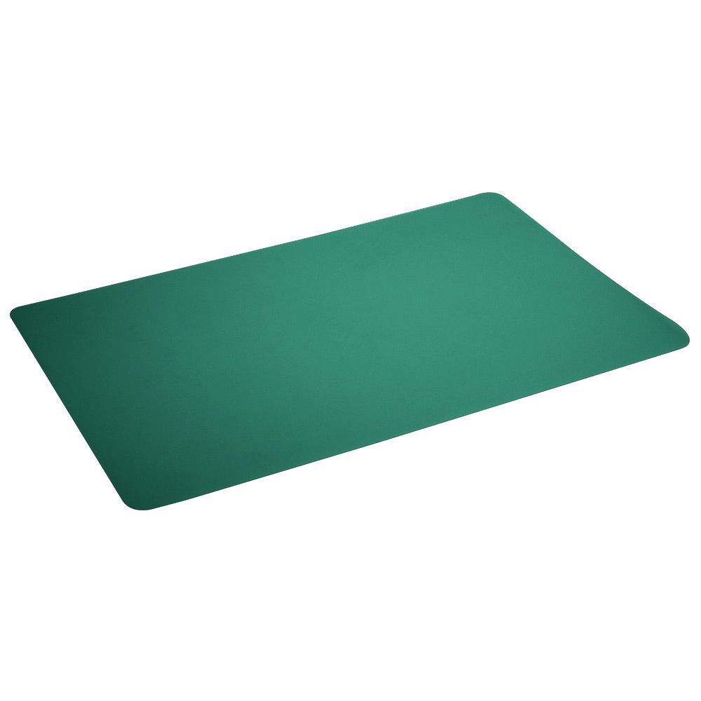 Set de table plastique vert foncé uni 43,5x28,5cm