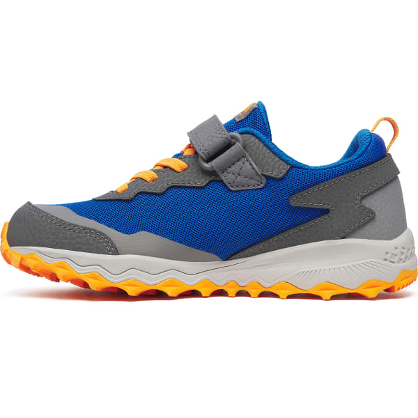 Chaussure trail SAUCONY PEREGRINE KDZ A/C SHIELD BLUE/ORANGE