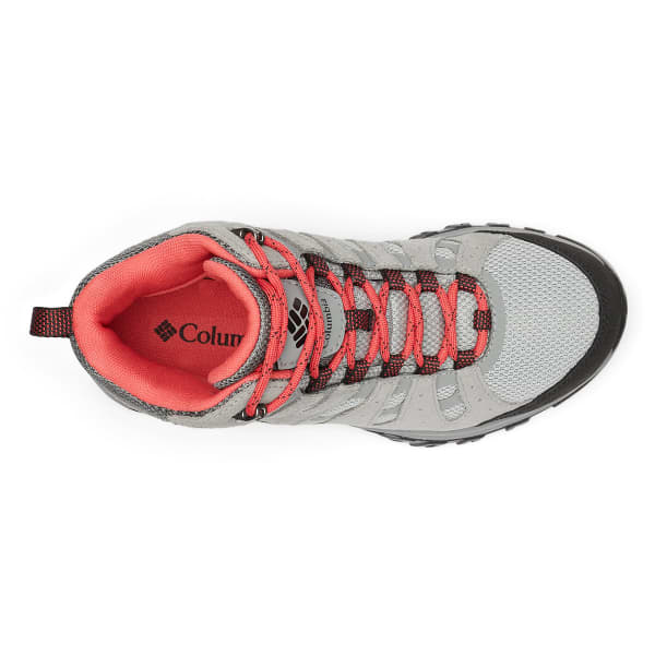 Chaussure de randonnée mid COLUMBIA REDMOND III MID WP WMNS STEAM, RED CORAL
