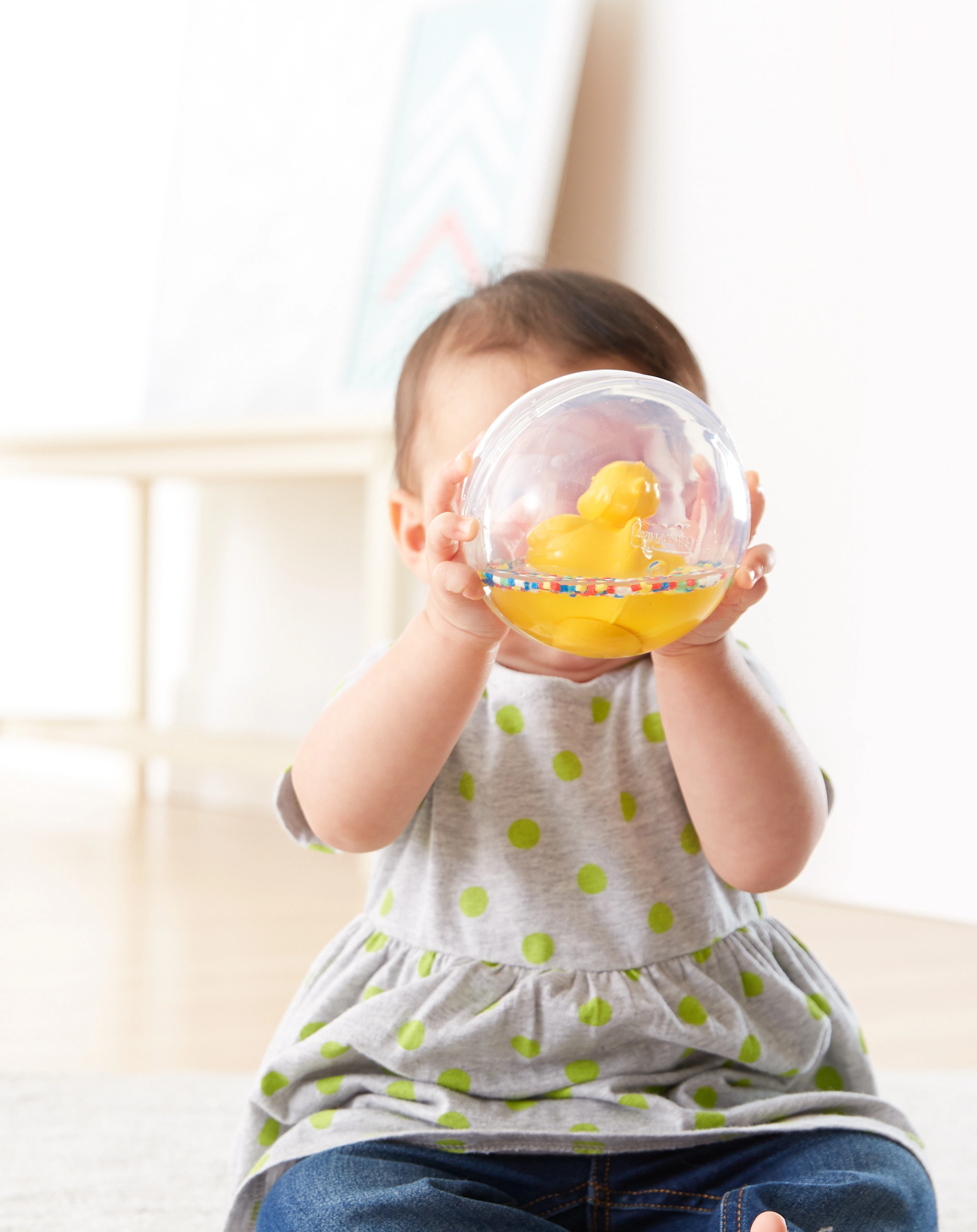 Babyspielzeug ENTCHENBALL in gelb