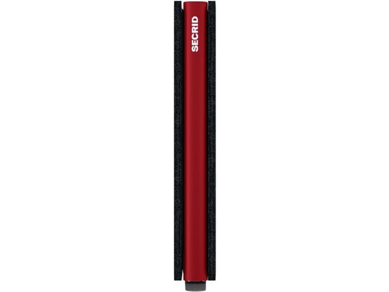 SECRID Portemonnaie Slimwallet Matte Black Red Noten- und Karten-Portemonnaie mit RFID-Schutz