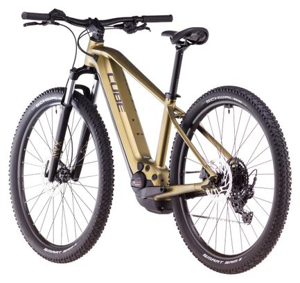 VTT Électrique Semi-Rigide Cube Reaction Hybrid Performance 625 Shimano Cues 9V 625 Wh 27.5'' Or Lime 2025