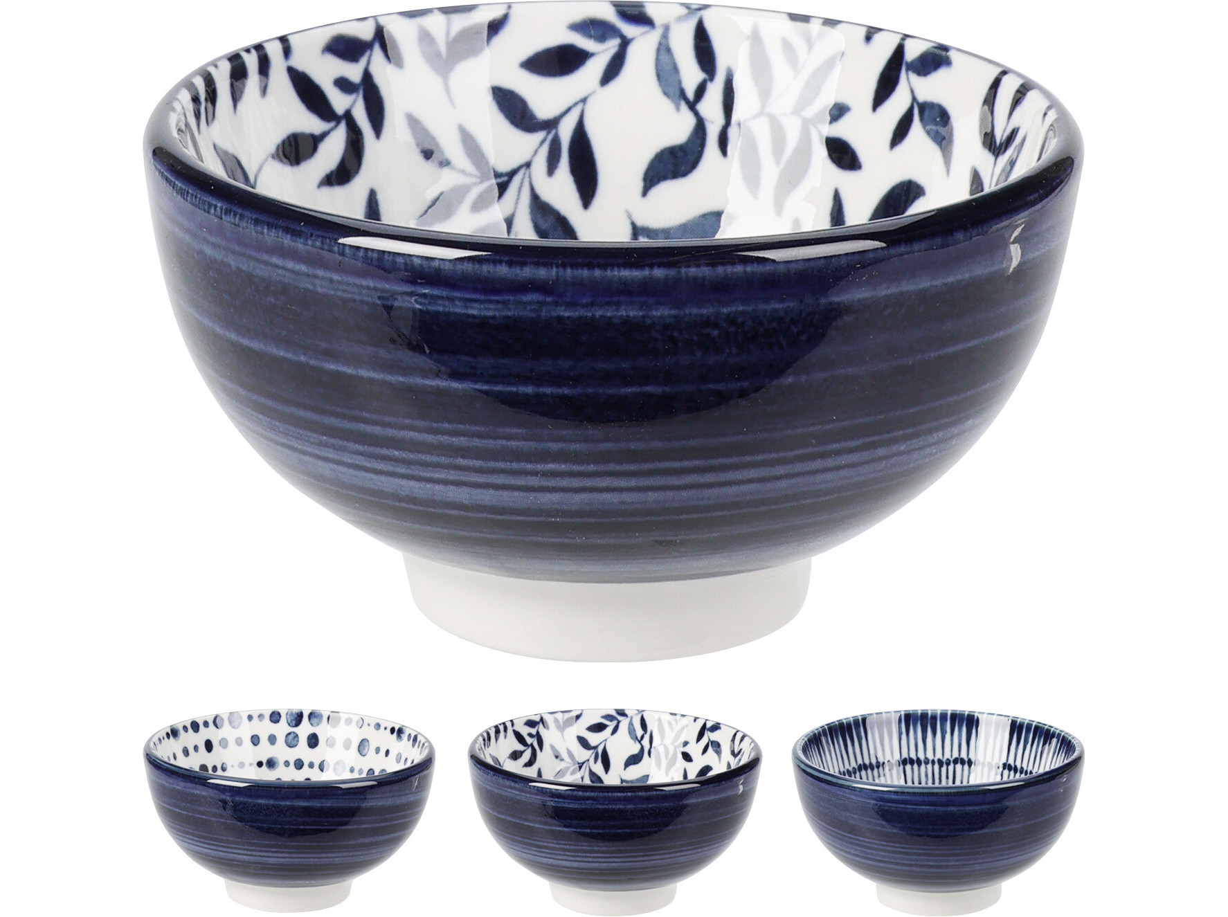 TAÇA DECORADA PORCELANA 9.5CM MODELOS SORTIDOS