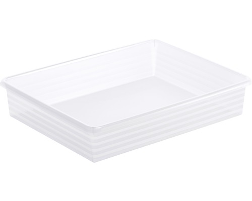 Linusformaat mand DIN A4 transparant 34,5x27x6 cm