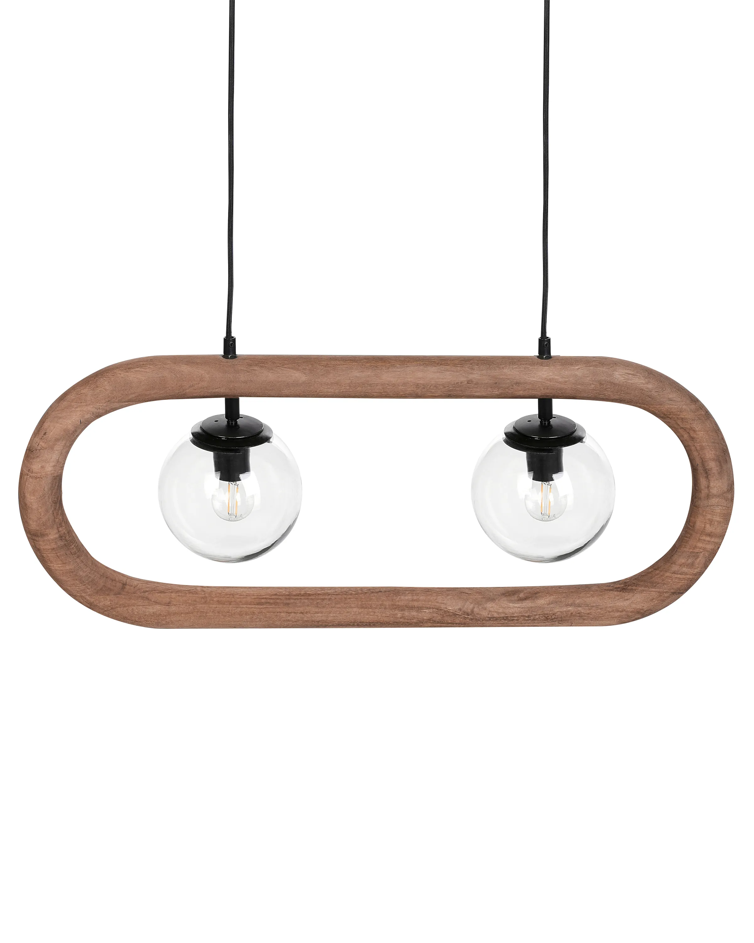 Hanglamp AYENSU Mangohout Donkerbruin