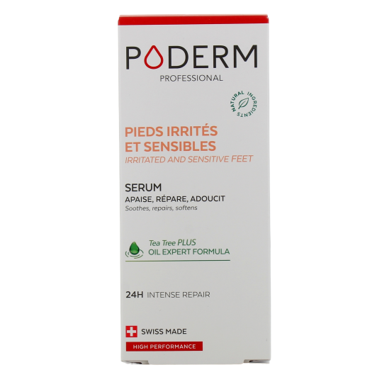 Poderm sérum pieds irrités et sensibles - Soin apaisant