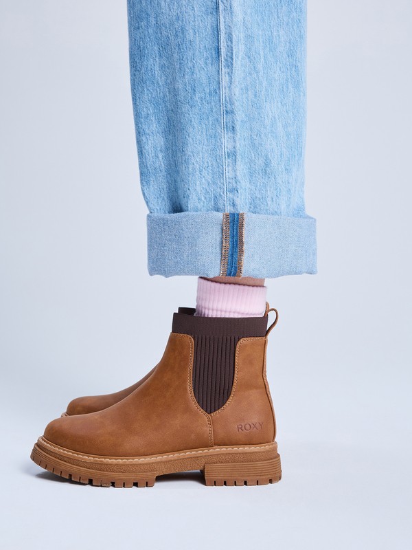 Jeyna Bottes Marron Femme