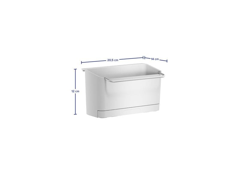 tesa Spülbecken Organizer Set Weiss Selbstklebender Spülen-Organizer