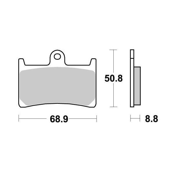 Sifam - Plaquettes de frein S1033N
