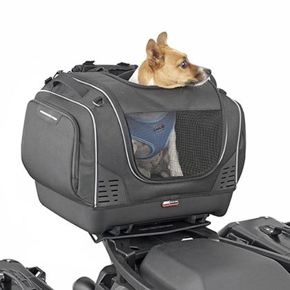 Sacoche Givi T525 TOP BAG (33 litres) AVEC SYSTÈME D’ACCROCHAGE MONOKEY DESTINÉ AU TRANSPORT D’ANIMAUX Universel - Noir