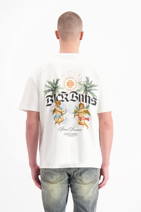 Black Bananas witte heren t-shirt