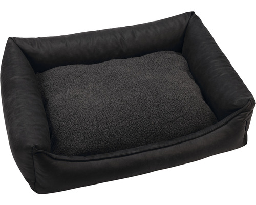 Beeztees Uma Memory Foam Hondenbed, Antraciet, 100 x 80 cm, Orthopedisch Bed voor Ontspannen Liggen