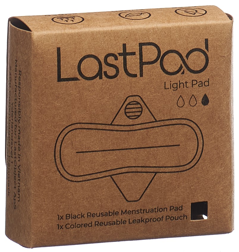LASTPAD wiederverwendbare Binde S schwarz 1 Stk