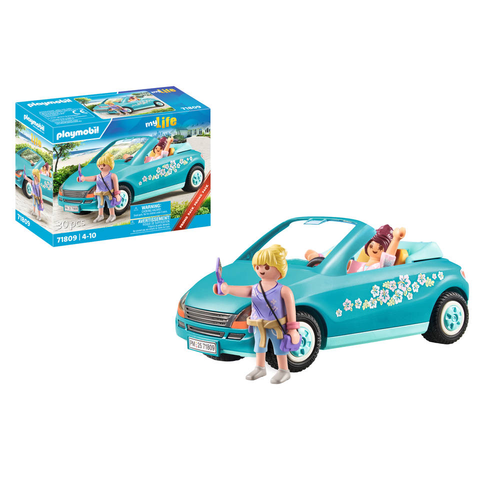 PLAYMOBIL Promo My Life roadtrip met Cabrio 71809