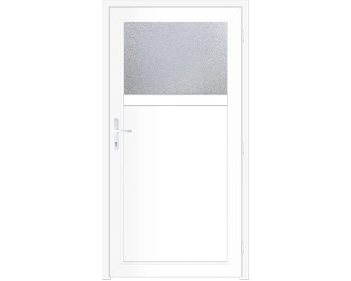 Missouri zij-ingangsdeur, antraciet, 980 x 1980 mm, rechtsdraaiend, 1/3 glas met 5-puntssluiting