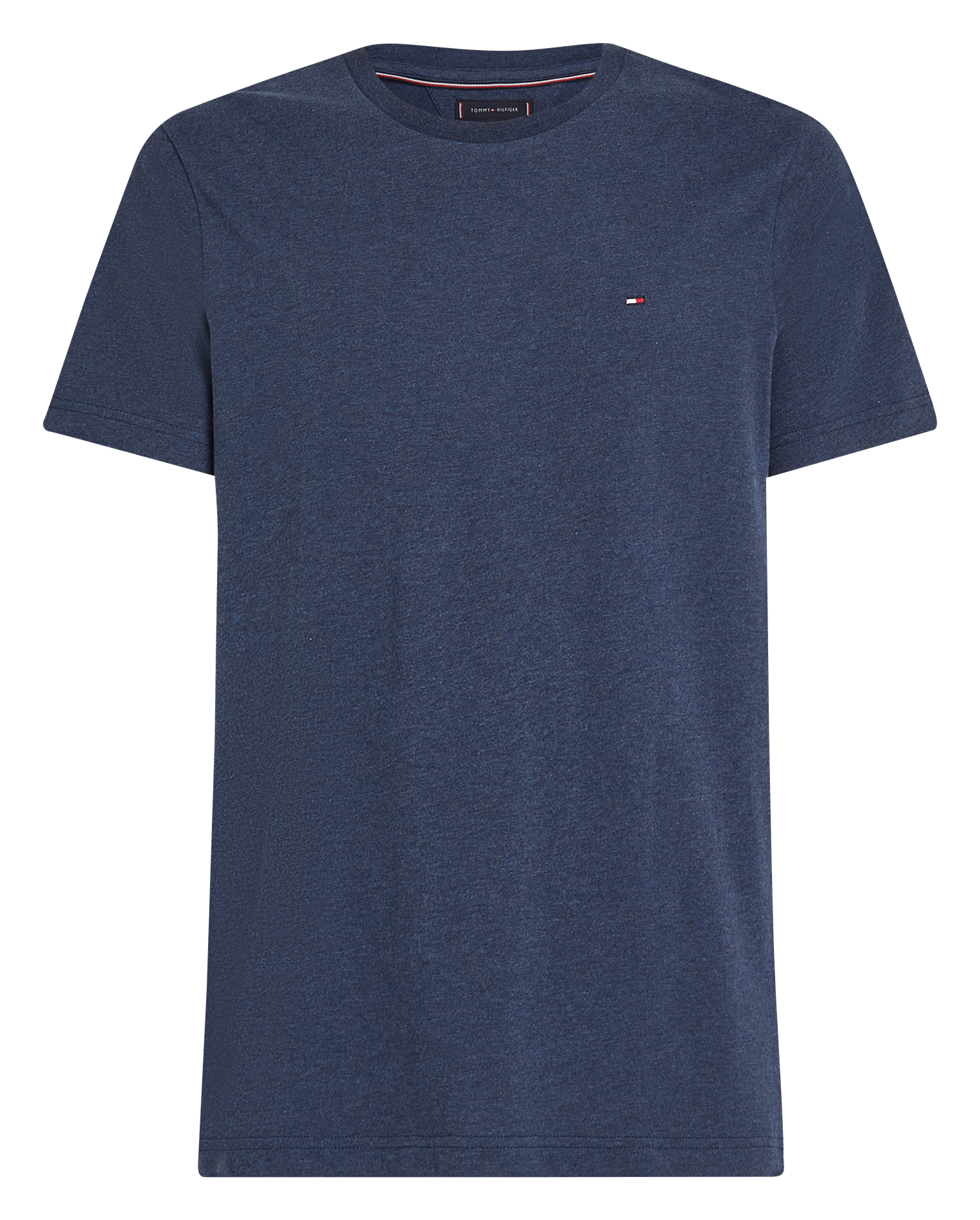 Tee-shirt chiné en coton | Bleu