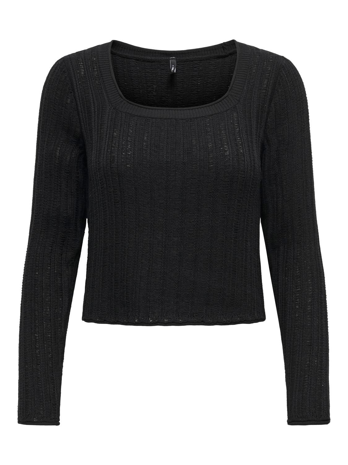 ONLCRILLA Strickpullover Black