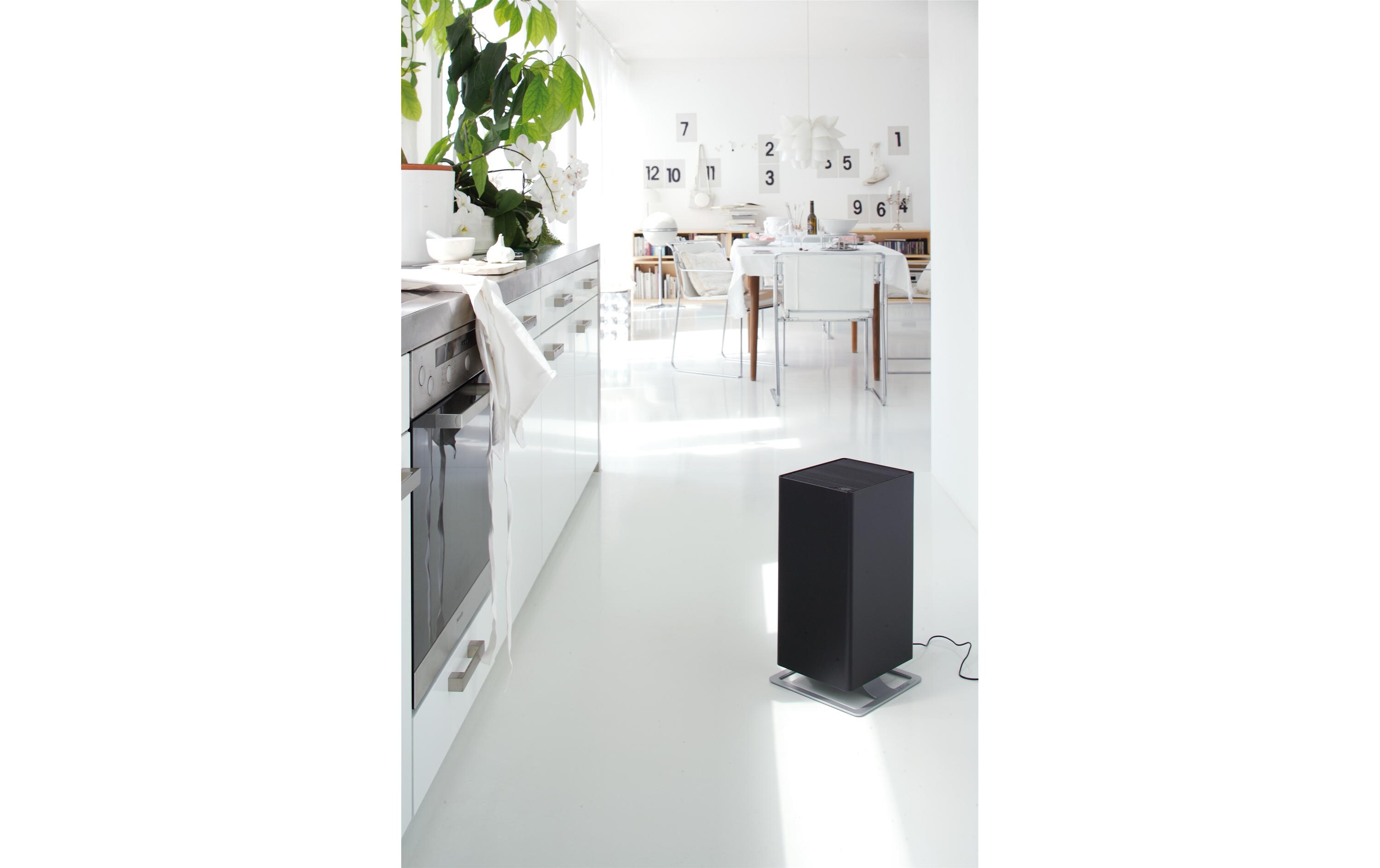 Luftreiniger Viktor 50 m² Schwarz<br>Edler Luftreiniger mit Aktivkohlenfilter, schwarz