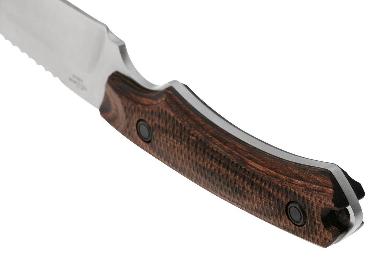 Buck Alpha Guide Pro 0663WAS Walnut Dymalux, vaststaand mes