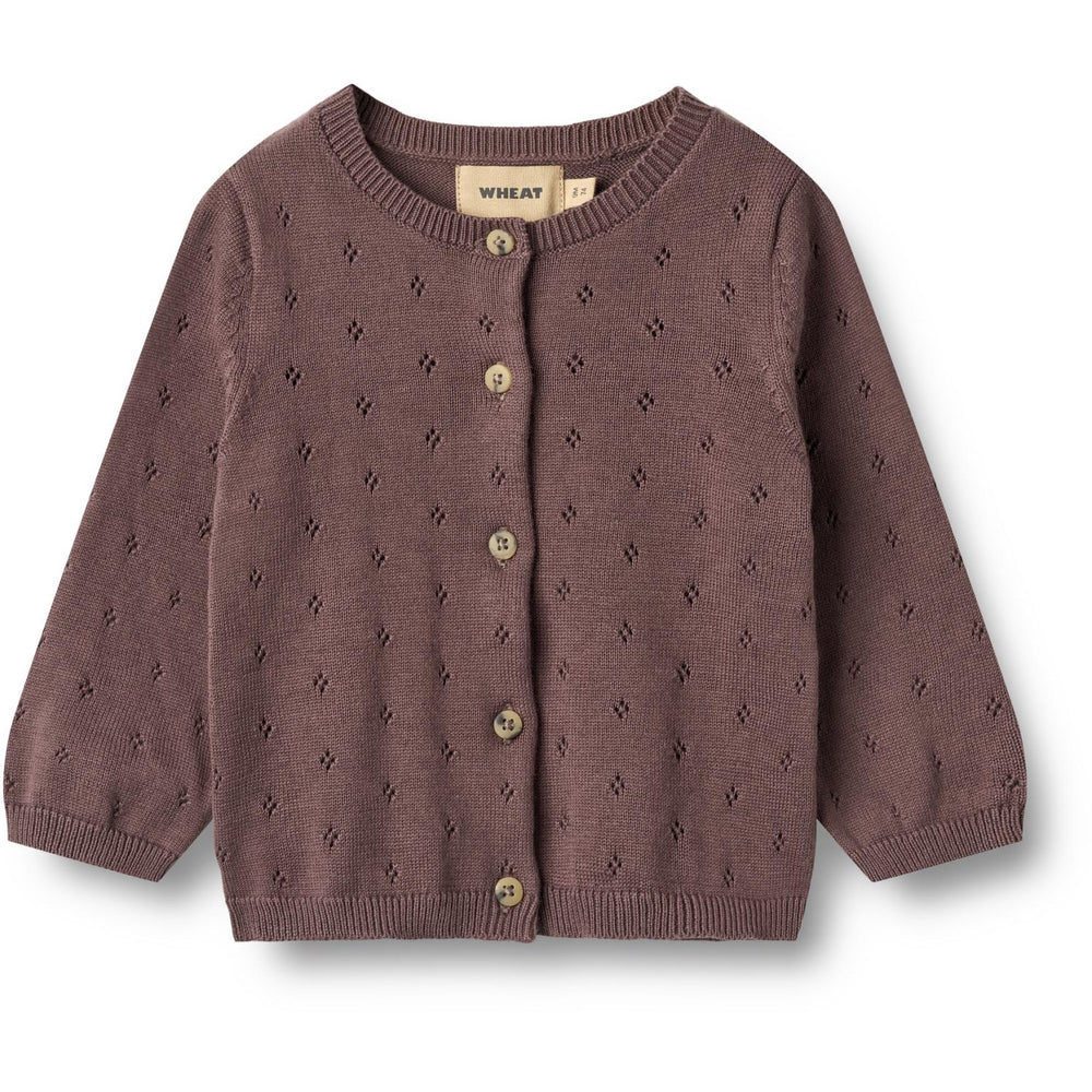 Køb Wheat Plum Strik Cardigan Maia