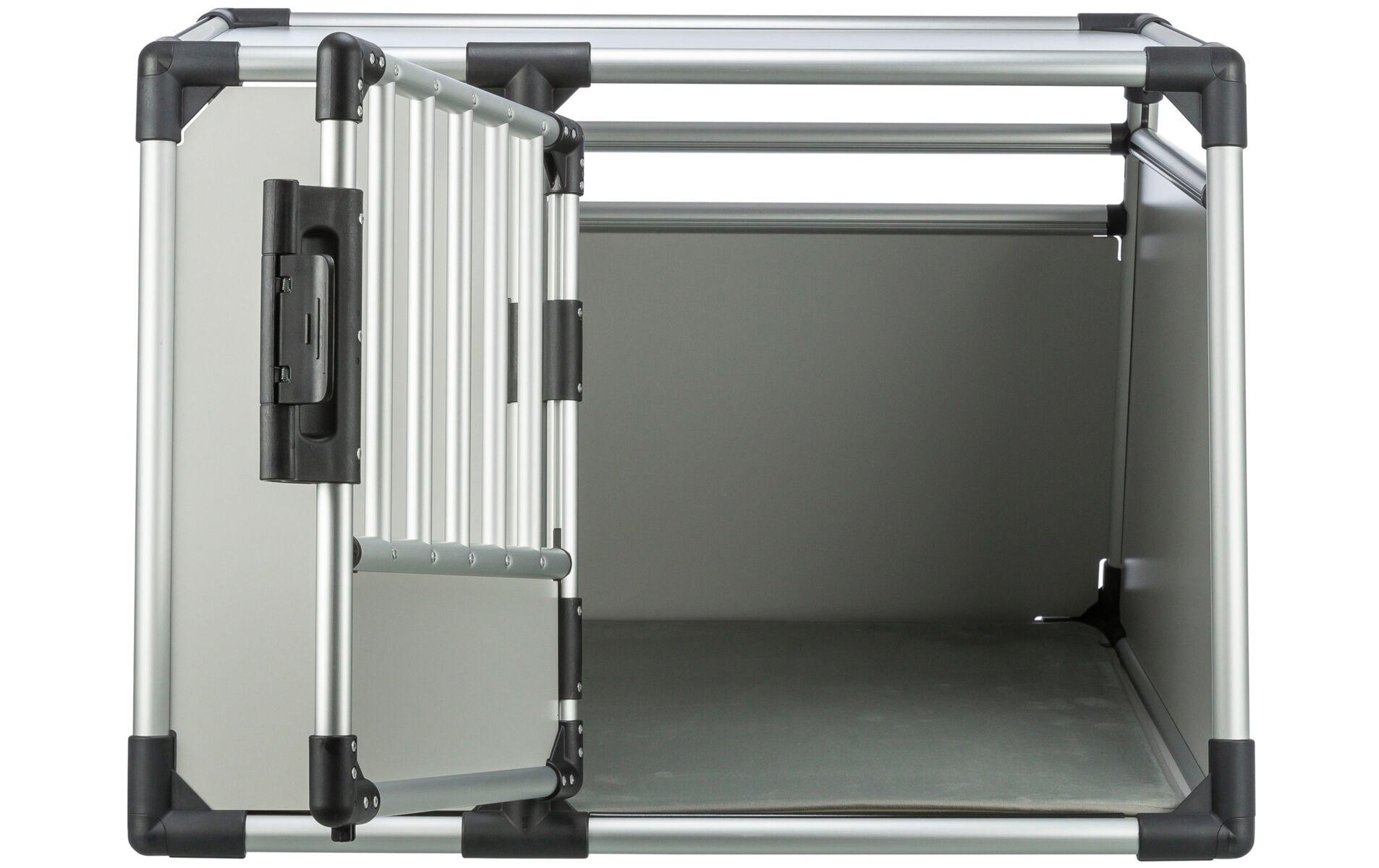 Transportbox Aluminium L<br>Transportbox, Schwarz/Silber