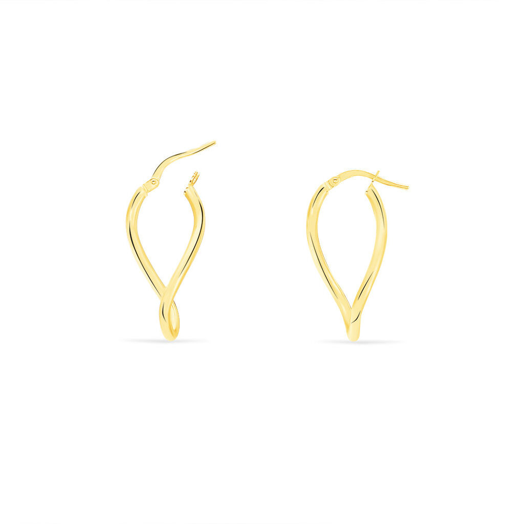 Créoles Hellen Or Jaune