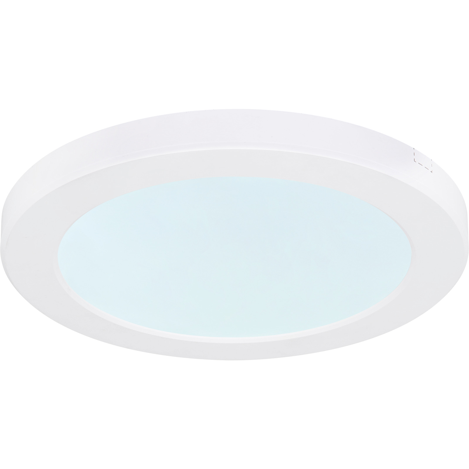 LED-Deckenleuchte Lasse rund, weiss