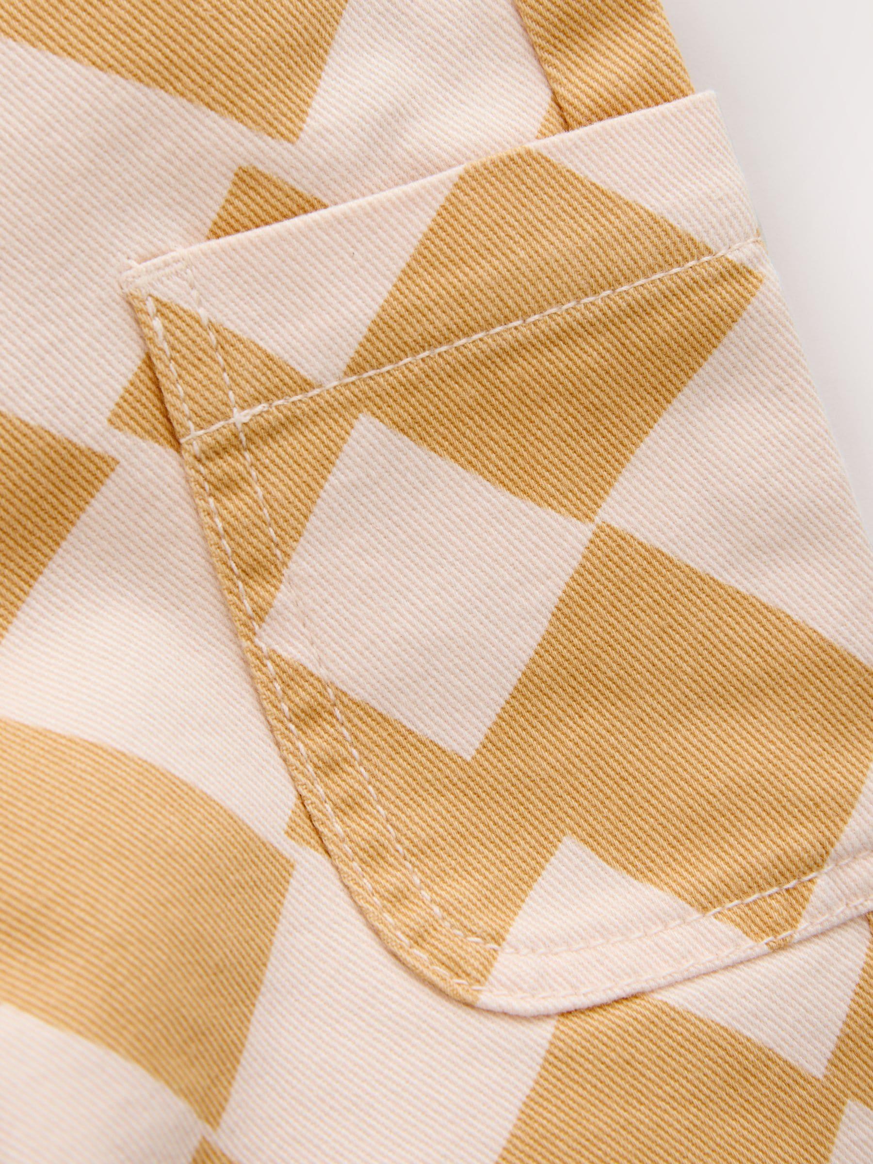 Yellow Harlequin Print - Set met tuinbroek (3 mnd - 7 jr)