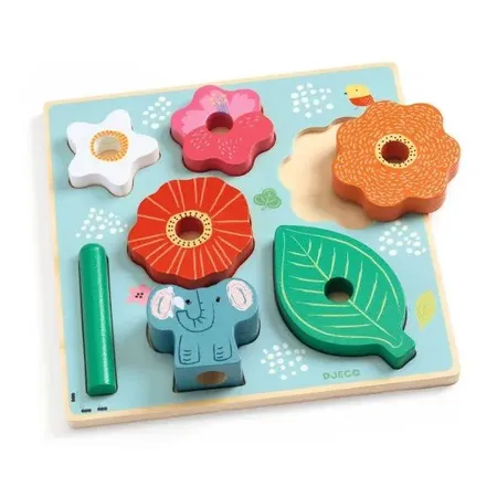 Djeco Puzzle: 2in1 Stapeln Happy