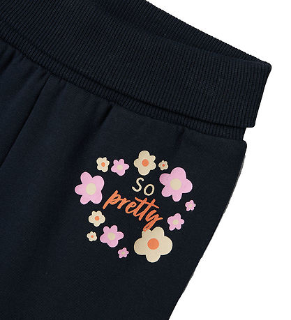 Name It Jogginghosen - NbfVrille - Dark Sapphire/Blumen