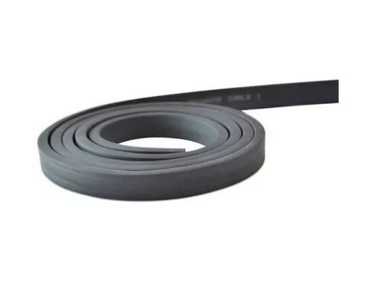 Guirlande Extérieure IP44 Câble Électrique Plat avec Douilles E27 sur Mesure Noire 10 m