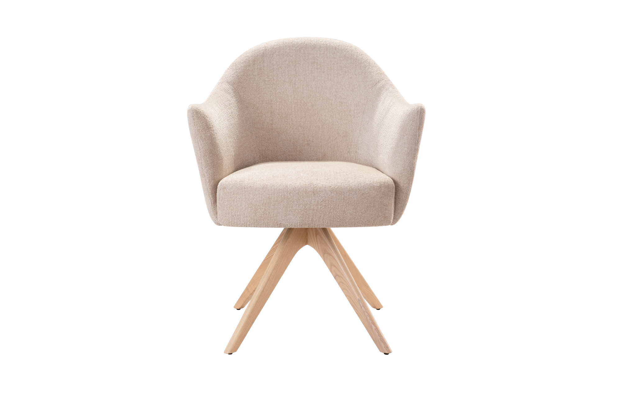 Flora draaistoel beige