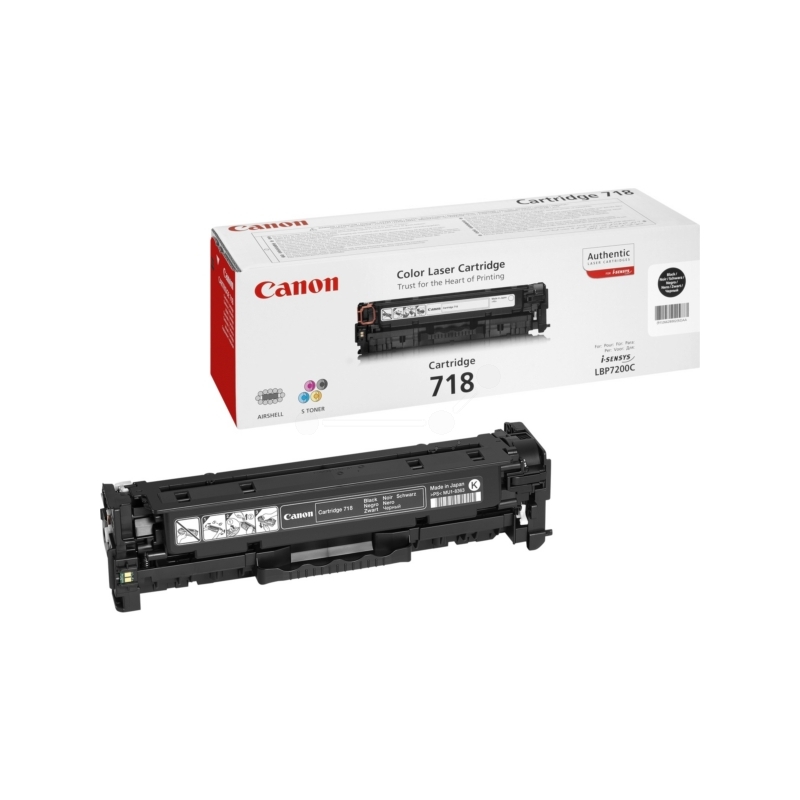Canon 718 BK Toner, schwarz