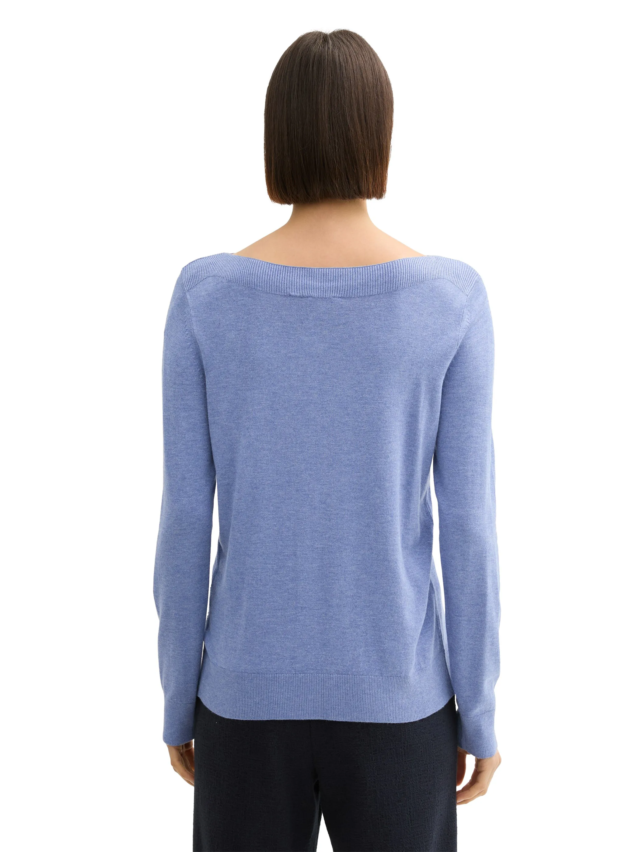 Damen Leichtpullover mit weitem Ausschnitt