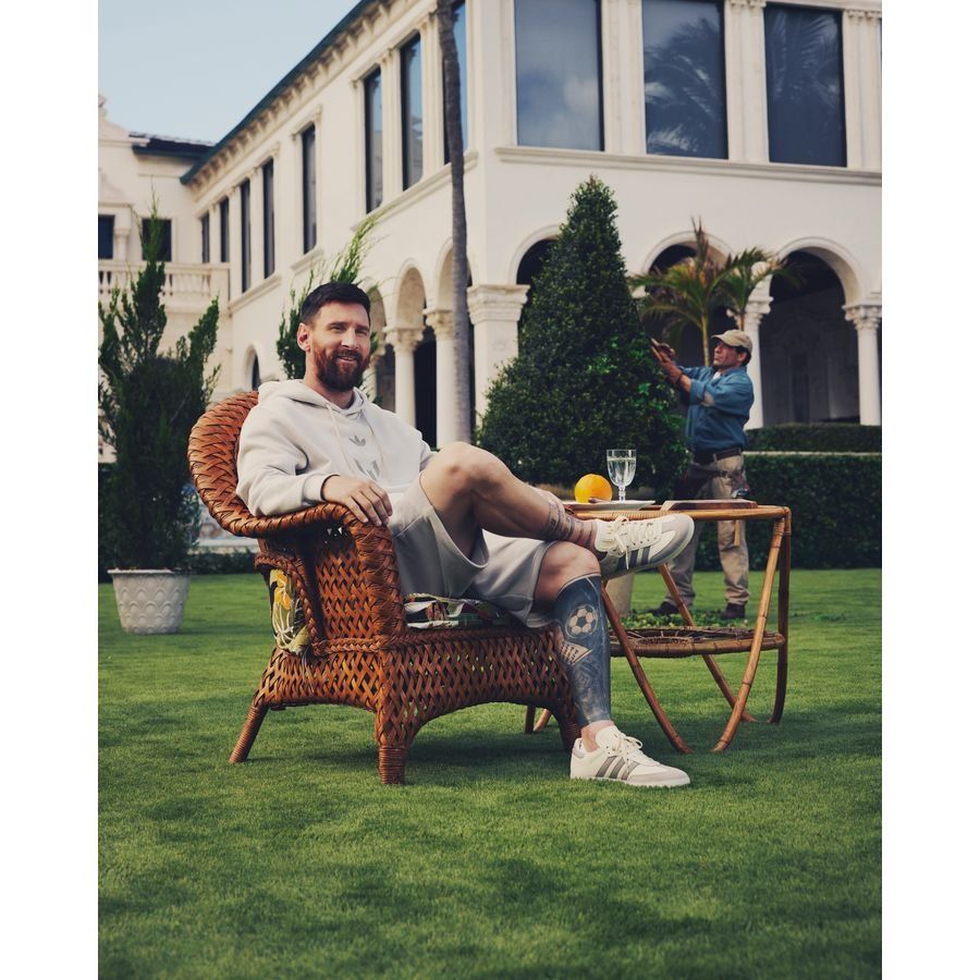 adidas Sweat à Capuche Messi - Beige